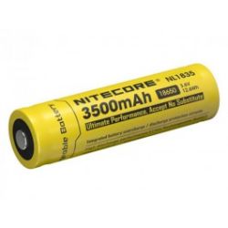Nitecore 18650 batteri - 3500mAh - med innebygget USB-uttak i batteriet