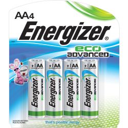 Energizer EcoAdvanced AA batterier 4 stk