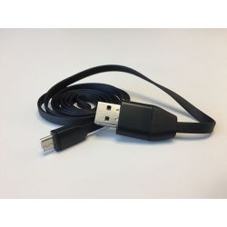 USB-kabel med avlytting og sporing - leveres med Micro-USB (til Android) eller Lightning (til iPhone)