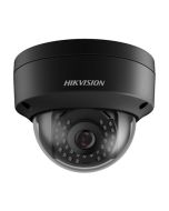 Vandalsikkert sort utendørs IP-kamera 4K, 8MP, IR: Hikvision DS-2CD2185FWD-I