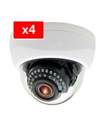 Full HD 1080p Turbo Overvåkningspakke - Innekameraer x 4