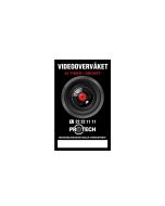 "Videoovervåket område"-metallskilt m/ Pro Tech logo