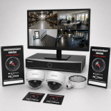 Komplett Hikvision 4K-overvåkningspakke med kameraer, 8-kanals opptaker og valgfritt tilbehør