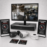 Komplett Hikvision ColorVu 4K-overvåkningspakke med 5–8 bulletkameraer, 8-kanals opptaker og valgfritt tilbehør