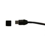 USB-kabel med avlytting og sporing - leveres med Micro-USB (til Android) eller Lightning (til iPhone)