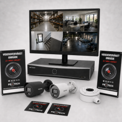 Komplett Hikvision ColorVu 4K-overv&aring;kningspakke med 5&ndash;8 bulletkameraer, 8-kanals opptaker og valgfritt tilbeh&oslash;r