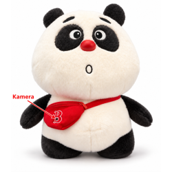 Skjult kamera i pandabamse med Full HD og WiFi